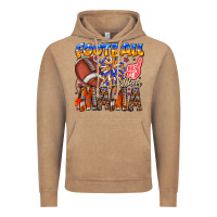 Vintage Coffee football mama Vintage Hoodie - CowhideDigitalArt