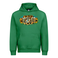 Emerald Blessed Sunflower Gemstone Urban Hoodie - RanaPortraitStore