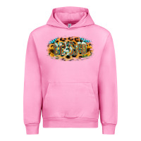 Fuchsia Pink Blessed Sunflower Gemstone Urban Hoodie - RanaPortraitStore