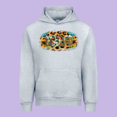 Blessed Sunflower Gemstone Urban Hoodie Designed By Ranaportraitstore