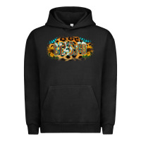 Pigment Black Blessed Sunflower Gemstone Urban Hoodie - RanaPortraitStore