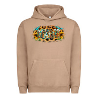 Pigment Burro Blessed Sunflower Gemstone Urban Hoodie - RanaPortraitStore