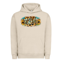 Pigment French Oak Blessed Sunflower Gemstone Urban Hoodie - RanaPortraitStore