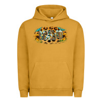 Pigment Peanut Butter Blessed Sunflower Gemstone Urban Hoodie - RanaPortraitStore