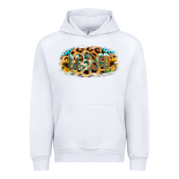 White Blessed Sunflower Gemstone Urban Hoodie - RanaPortraitStore