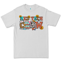 Dove Grey med tech crew Premium Tee - OliviaCreatesArt