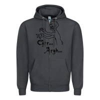 Smoke grr argh Zipper Hoodie - baoMotion