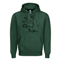 Sports Green grr argh Zipper Hoodie - baoMotion