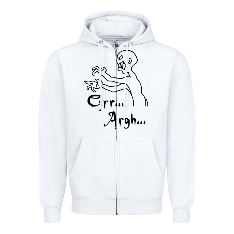 Grr Argh Zipper Hoodie by baoMotion | Teevron