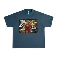Midnight Navy army cowhide leopard Christmas Urban Heavy Tee - Jasminsmagicworld