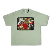 Army Cowhide Leopard Christmas Urban Heavy Tee | Teevron