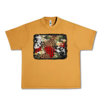 Peanut Butter army cowhide leopard Christmas Urban Heavy Tee - Jasminsmagicworld