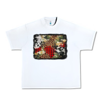 White army cowhide leopard Christmas Urban Heavy Tee - Jasminsmagicworld