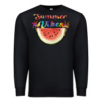 Black summer vibes Premium Sweatshirt - JahusDesignShop