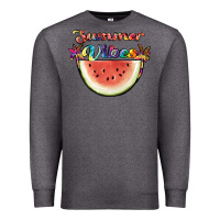Charcoal Heather summer vibes Premium Sweatshirt - JahusDesignShop