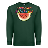 Sports Green summer vibes Premium Sweatshirt - JahusDesignShop