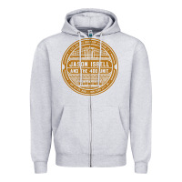 Heather Grey jason isbell classic Zipper Hoodie - baoMotion