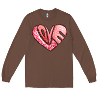 Chestnut heart shaped love valentine's day Long Sleeve Tee - LillyAllenDesigns