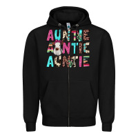 Black auntie heifer cactus Zipper Hoodie - JahusDesignShop