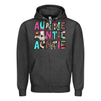 Charcoal Heather auntie heifer cactus Zipper Hoodie - JahusDesignShop