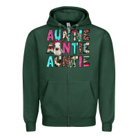 Sports Green auntie heifer cactus Zipper Hoodie - JahusDesignShop