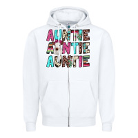 White auntie heifer cactus Zipper Hoodie - JahusDesignShop