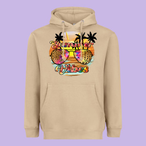 Summer Vibes2 Heavyweight Hoodie Designed By Jahusdesignshop