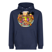 Navy summer vibes2 Heavyweight Hoodie - JahusDesignShop