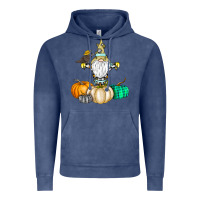 Vintage Denim Happy Fall Vintage Hoodie - CowhideDigitalArt