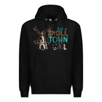 Black just a small town girl Premium Hoodie - SublimationCraftShop