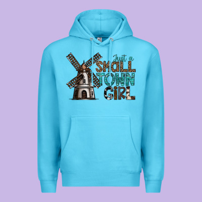 Just A Small Town Girl Premium Hoodie Designed By Sublimationcraftshop