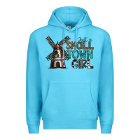 Ocean Blue just a small town girl Premium Hoodie - SublimationCraftShop
