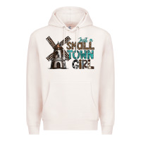 Pale Pink just a small town girl Premium Hoodie - SublimationCraftShop