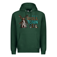 Sports Green just a small town girl Premium Hoodie - SublimationCraftShop