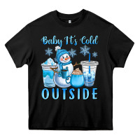 Black baby it's cold outside Heavy Core Tee - CowGirlArtShop