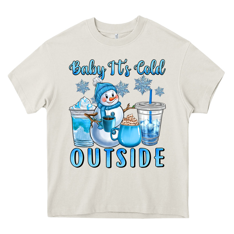 Baby It's Cold Outside Heavy Core Tee by CowGirlArtShop | Teevron