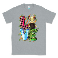 Heather Grey Love Easter gnome Easter Day Classic Tee - CowGirlArtShop
