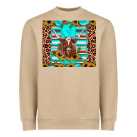 Texas Longhorn Sunflower Gemstone Heavyweight Sweatshirt | Teevron