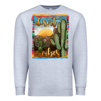 Heather Grey desert vibes Premium Sweatshirt - JahusDesignShop