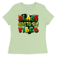 Matcha black history vibes Ladies Tee - FaDigitalArtStudio