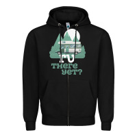 Black funny camping tee there yet camper rv car Zipper Hoodie - baoMotion