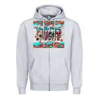 Heather Grey i am perfect aunt Zipper Hoodie - JahusDesignShop