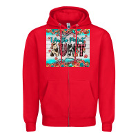 Red i am perfect aunt Zipper Hoodie - JahusDesignShop