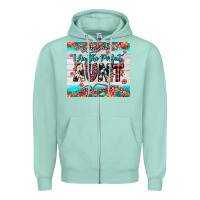 Seafoam i am perfect aunt Zipper Hoodie - JahusDesignShop