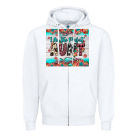 White i am perfect aunt Zipper Hoodie - JahusDesignShop
