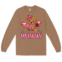 Toasted Coconut my valentine is my mummy Long Sleeve Tee - LillyAllenDesigns