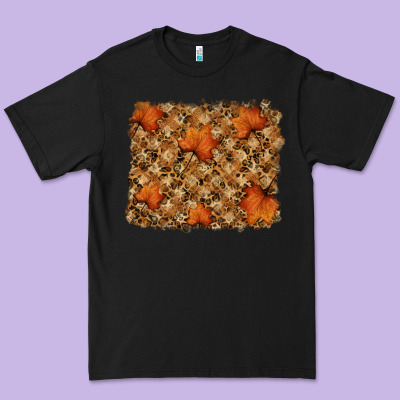 Autumn Leafe Backround Premium Tee Designed By Ranaportraitstore