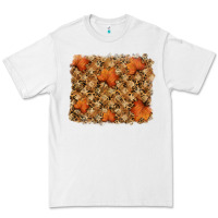 White autumn leafe backround Premium Tee - RanaPortraitStore
