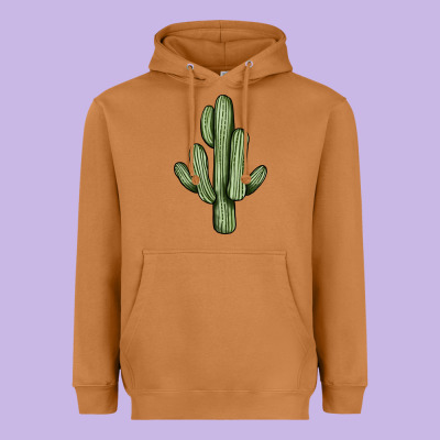 Cactus Heavyweight Hoodie Designed By Jahusdesignshop