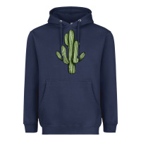 Navy cactus Heavyweight Hoodie - JahusDesignShop